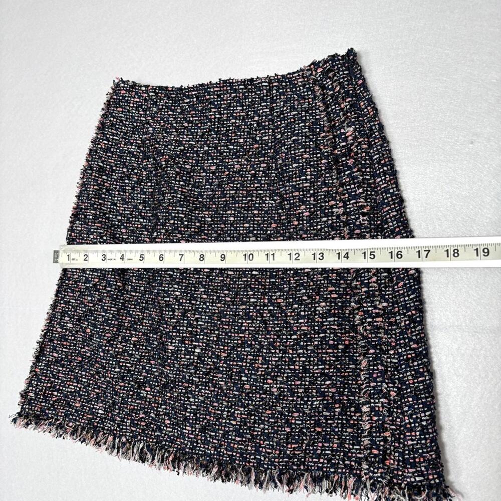 Club Monaco Tweed Mini Skirt Size 00 - Picture 3 of 4